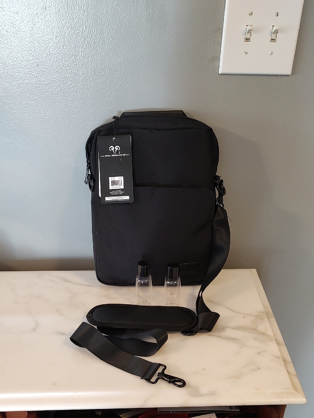 Jack Abraham's Nylon Messenger Work Bag